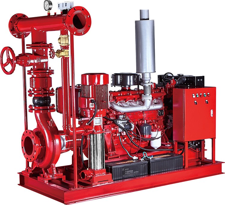 Fire Fighting Pump Set with Electric Diesel and Jockey Pump _Purity